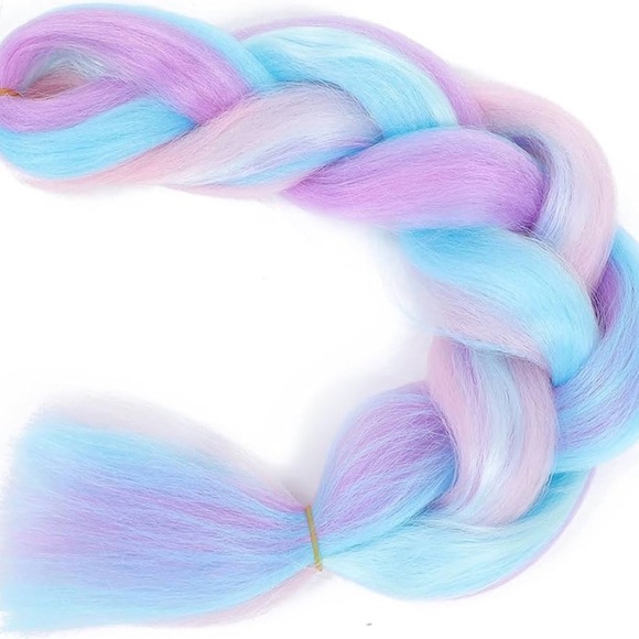 Dolls Kill Multicolor Braiding Hair Extensions - Picture 4 of 5